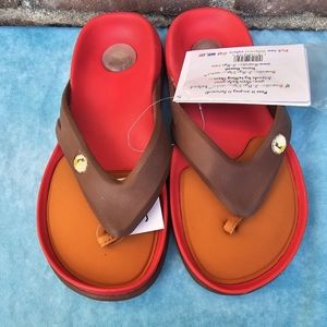 Hawaiian Jellys Slide Flip Flop Thong Flat Sandals Women's Sz 8